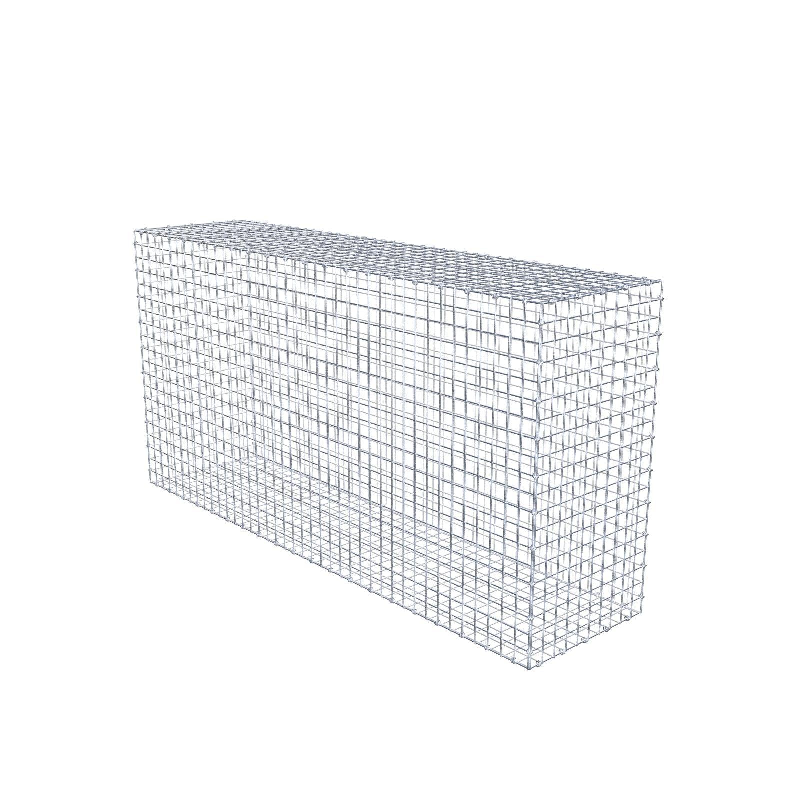 Gabião 200 cm x 100 cm x 50 cm (C x A x P), malhagem 5 x 5 cm, anel espiral