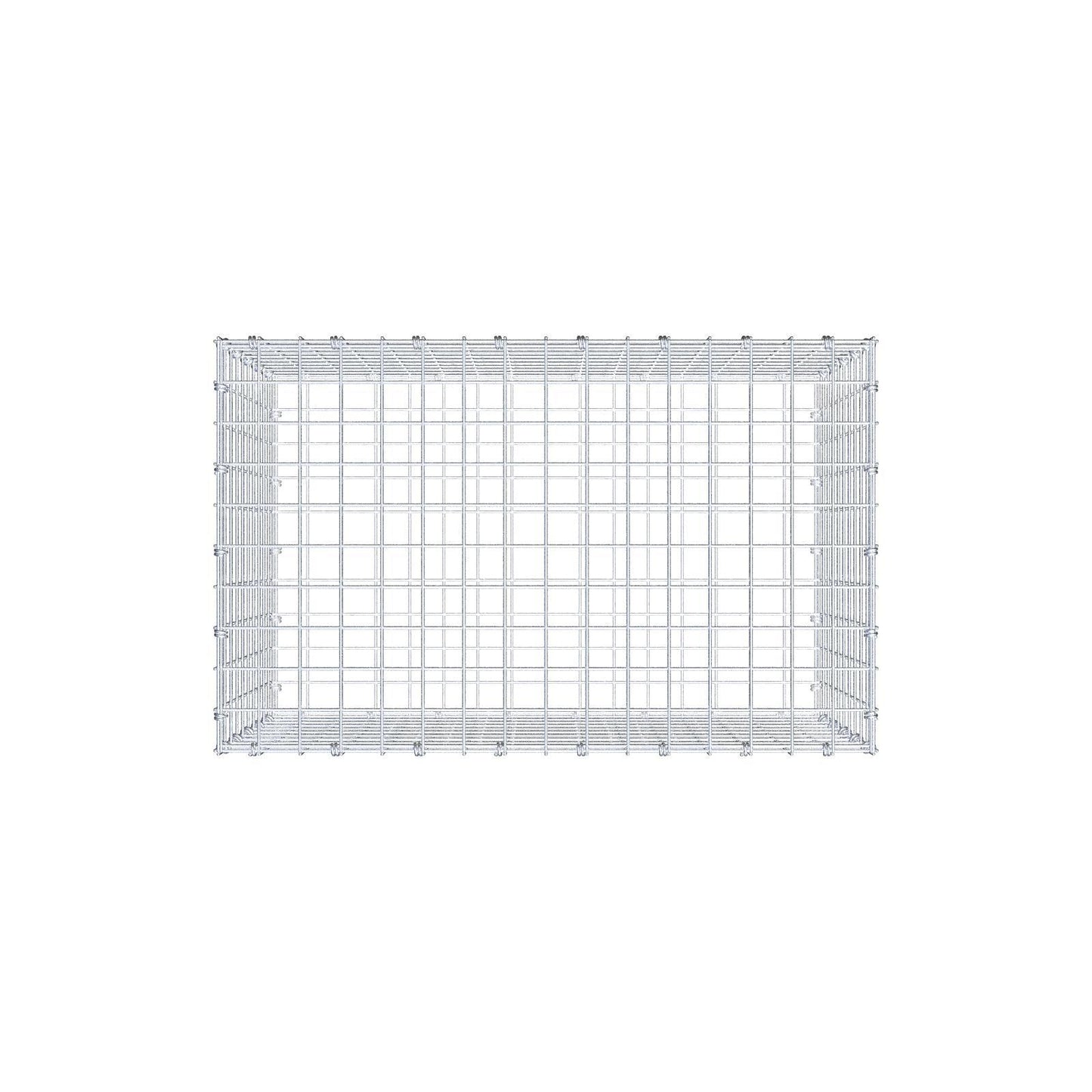 Gabione 80 cm x 50 cm x 50 cm (L x H x T), Maschenweite 5 x 5 cm, Spiralring