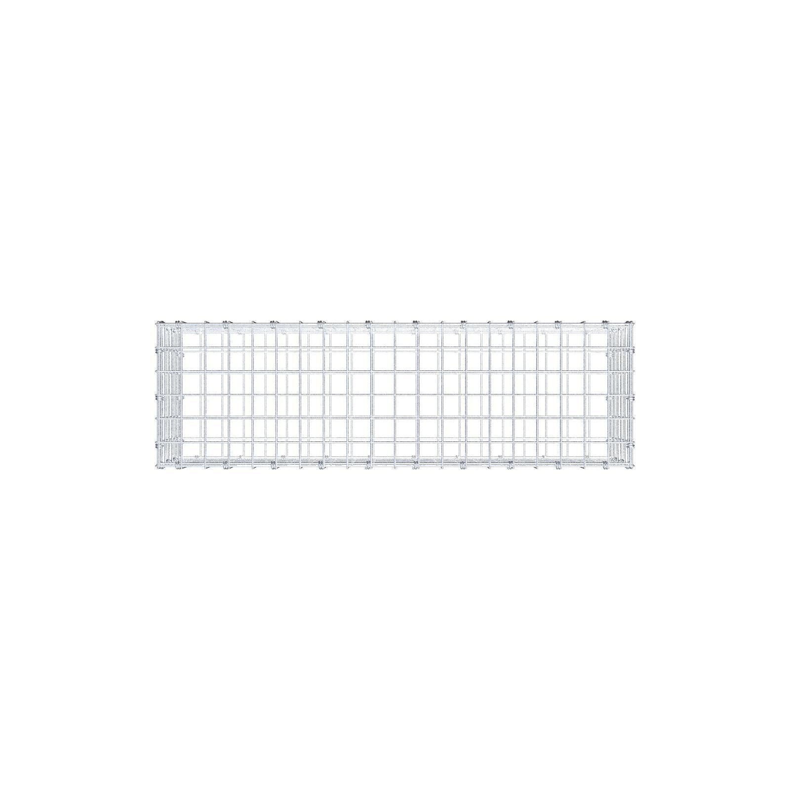 Gabião 100 cm x 30 cm x 30 cm (C x A x P), malhagem 5 x 5 cm, anel espiral