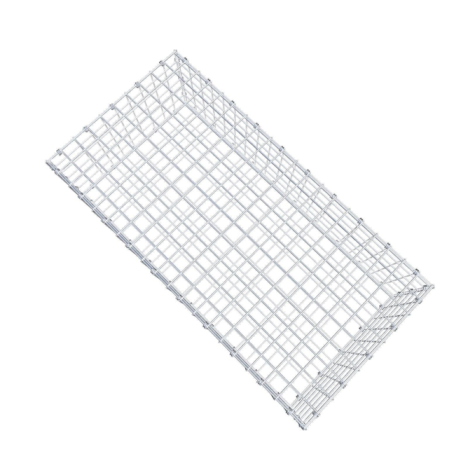 Gabião 100 cm x 30 cm x 50 cm (C x A x P), malhagem 5 x 5 cm, anel espiral
