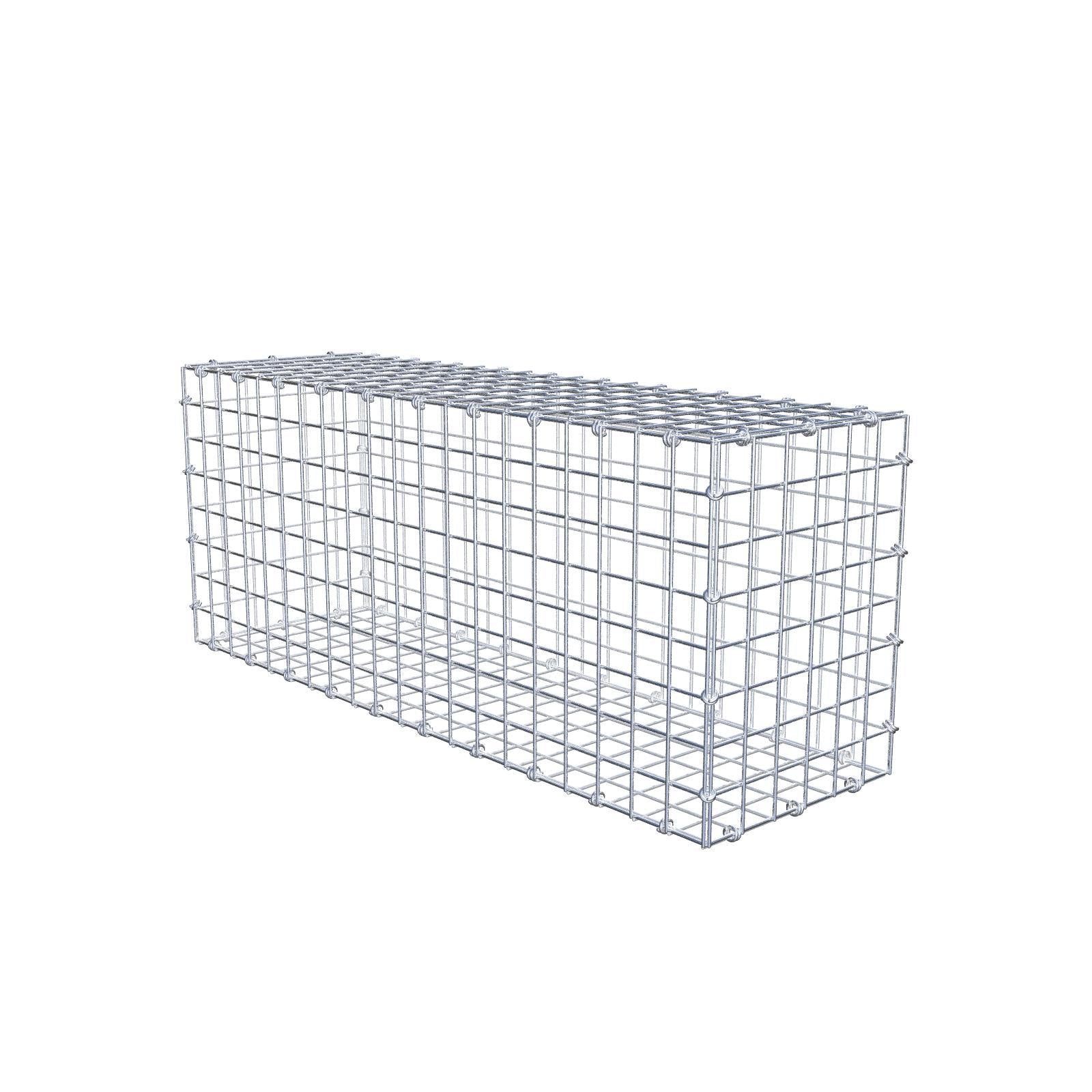 Schanskorf 100 cm x 40 cm x 30 cm (L x H x D), maaswijdte 5 x 5 cm, spiraalring