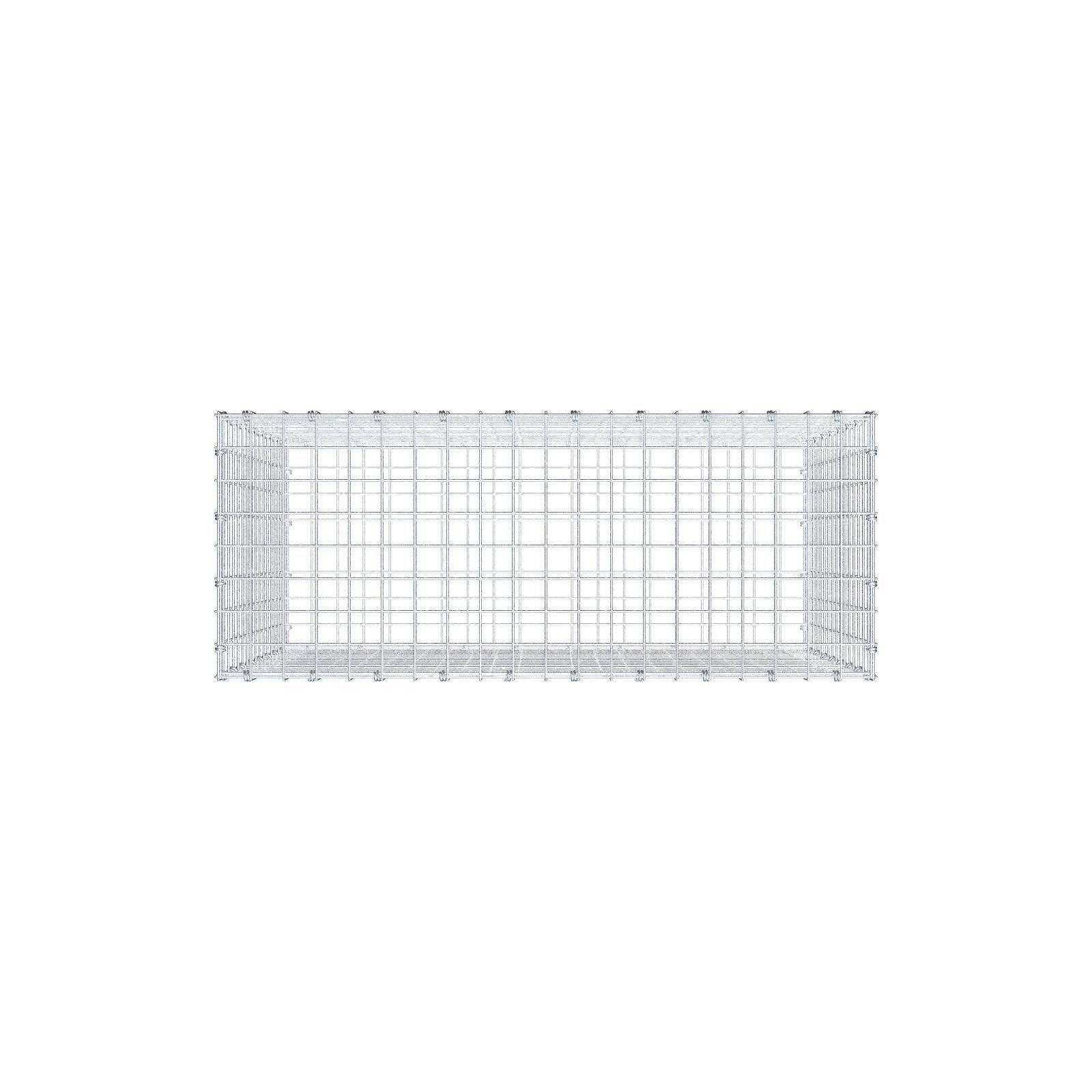 Gabião 100 cm x 80 cm x 40 cm (C x A x P), malhagem 5 x 5 cm, anel espiral