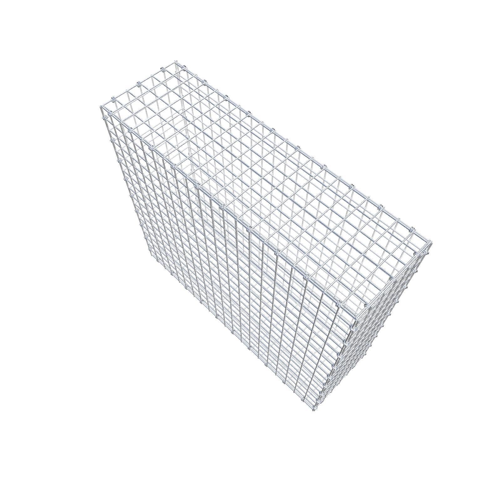 Gabião 100 cm x 90 cm x 30 cm (C x A x P), malhagem 5 x 5 cm, anel espiral