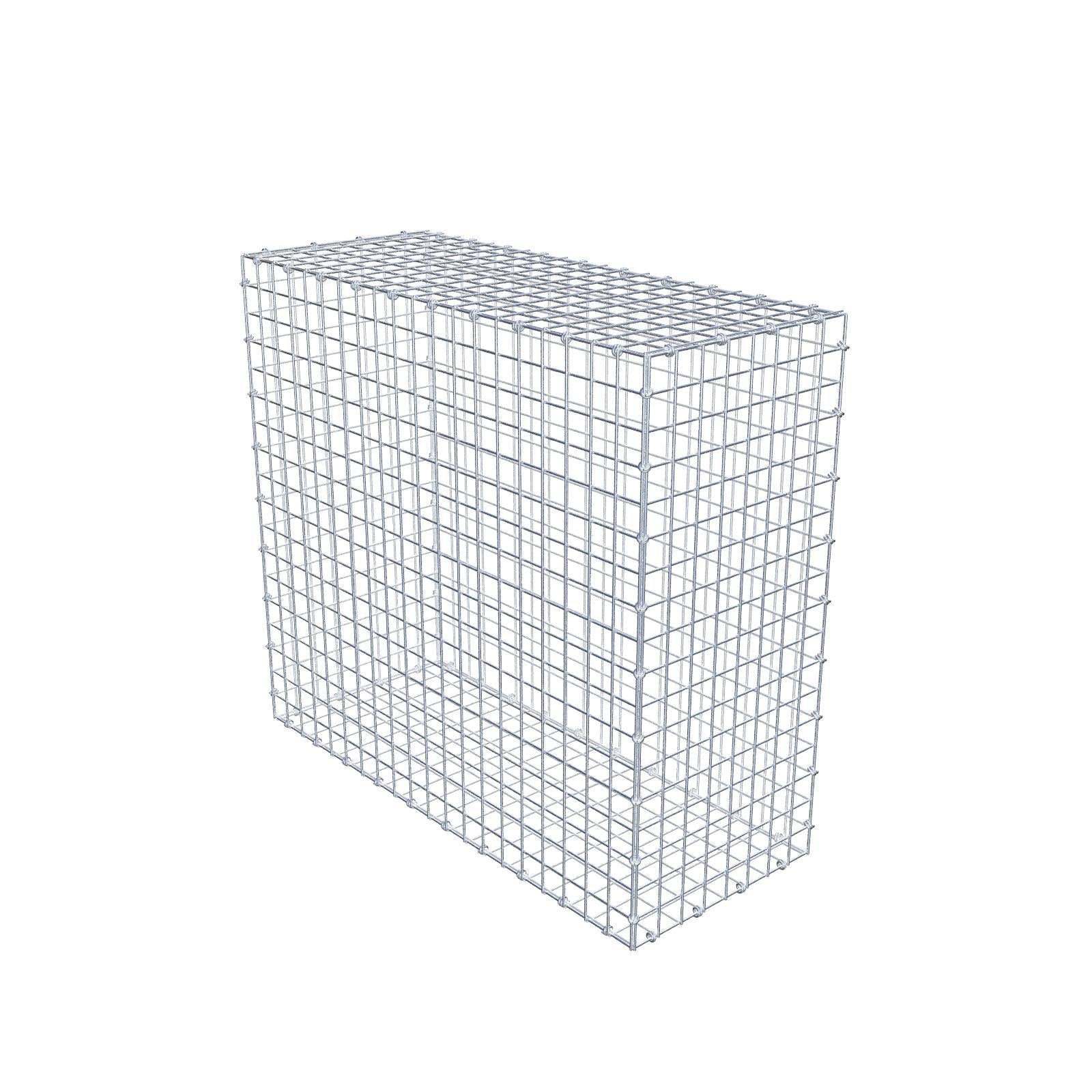 Schanskorf 100 cm x 90 cm x 40 cm (L x H x D), maaswijdte 5 x 5 cm, spiraalring