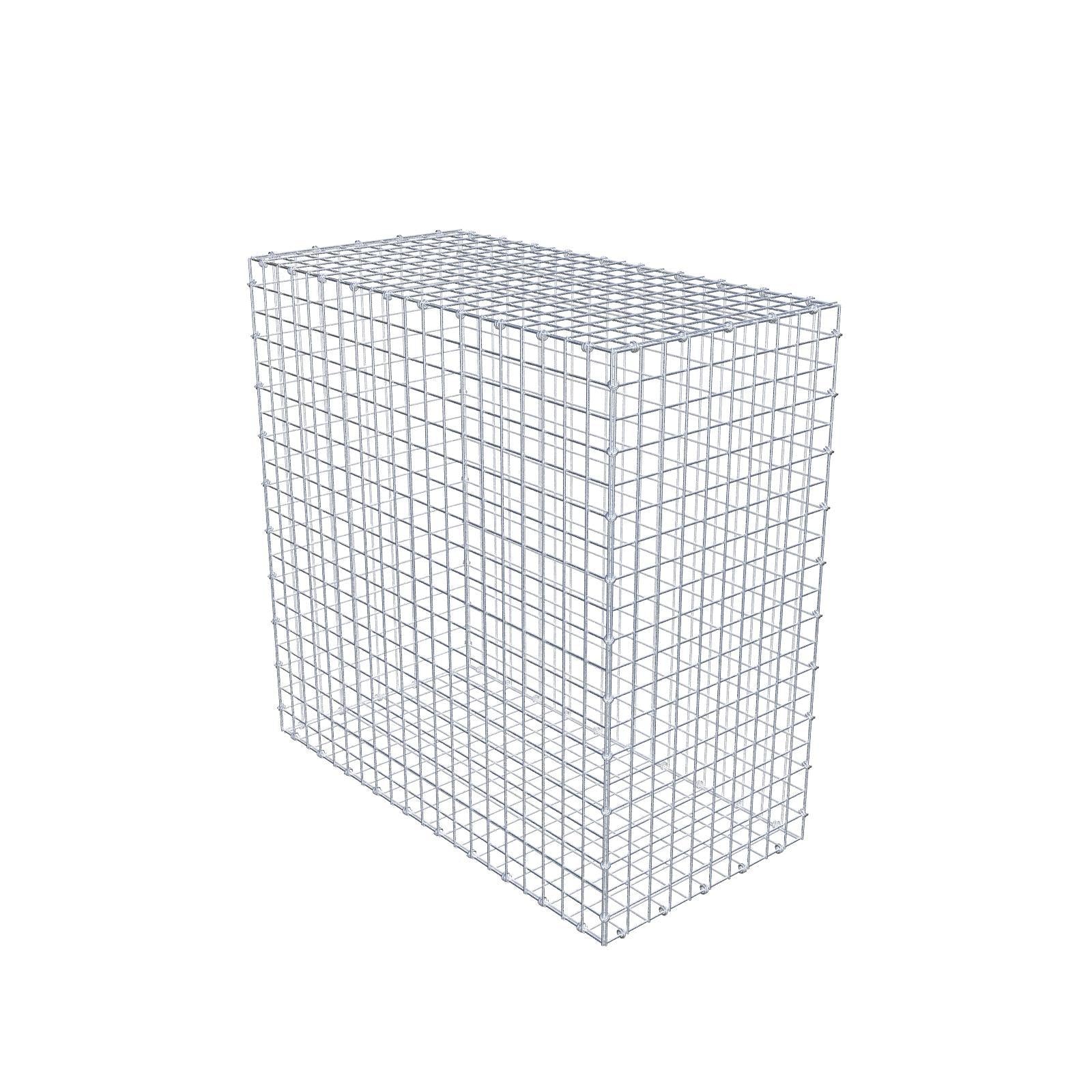 Gabião 100 cm x 100 cm x 50 cm (C x A x P), malhagem 5 x 5 cm, anel espiral