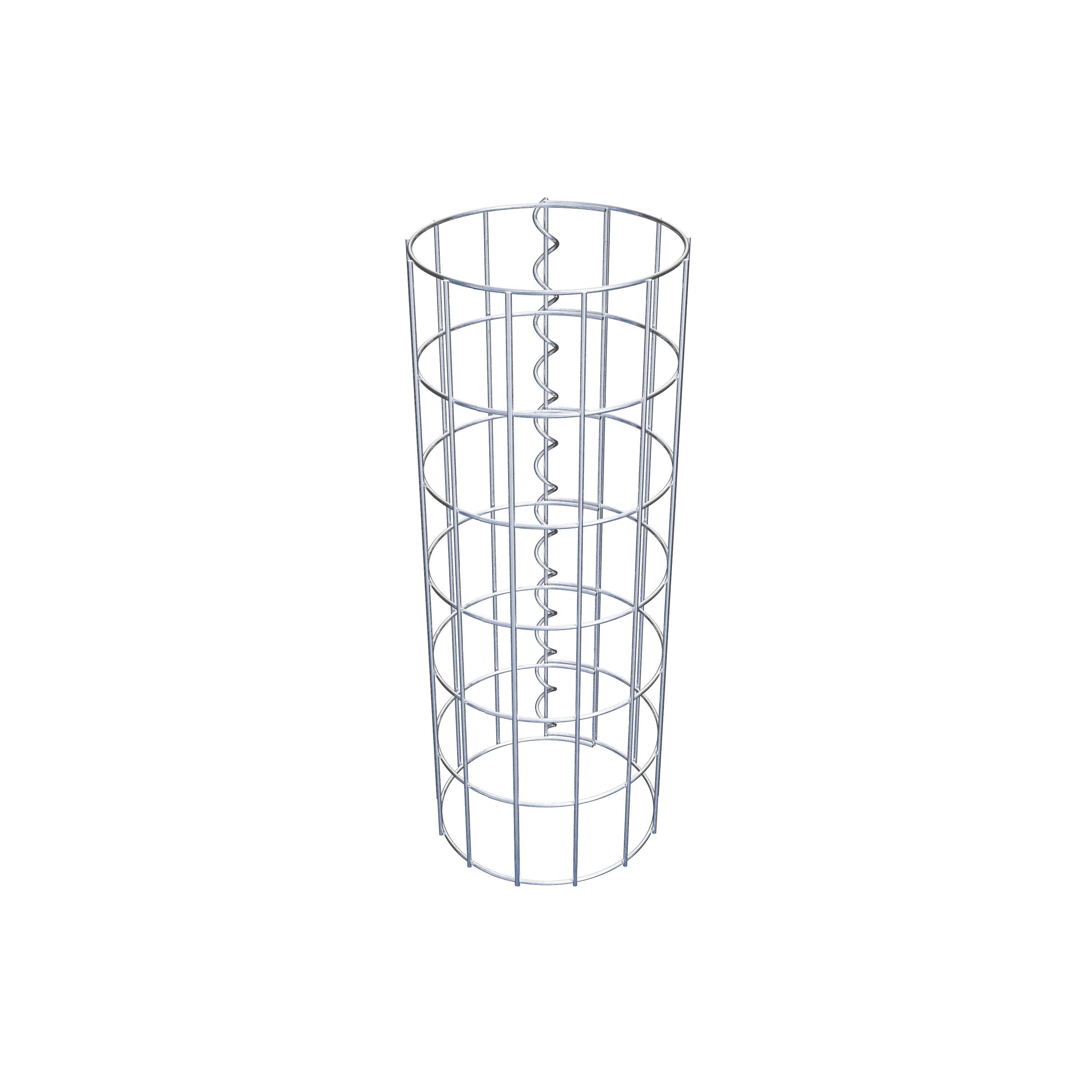 Gabionensäule Durchmesser 22 cm, MW 5 x 10 cm rund