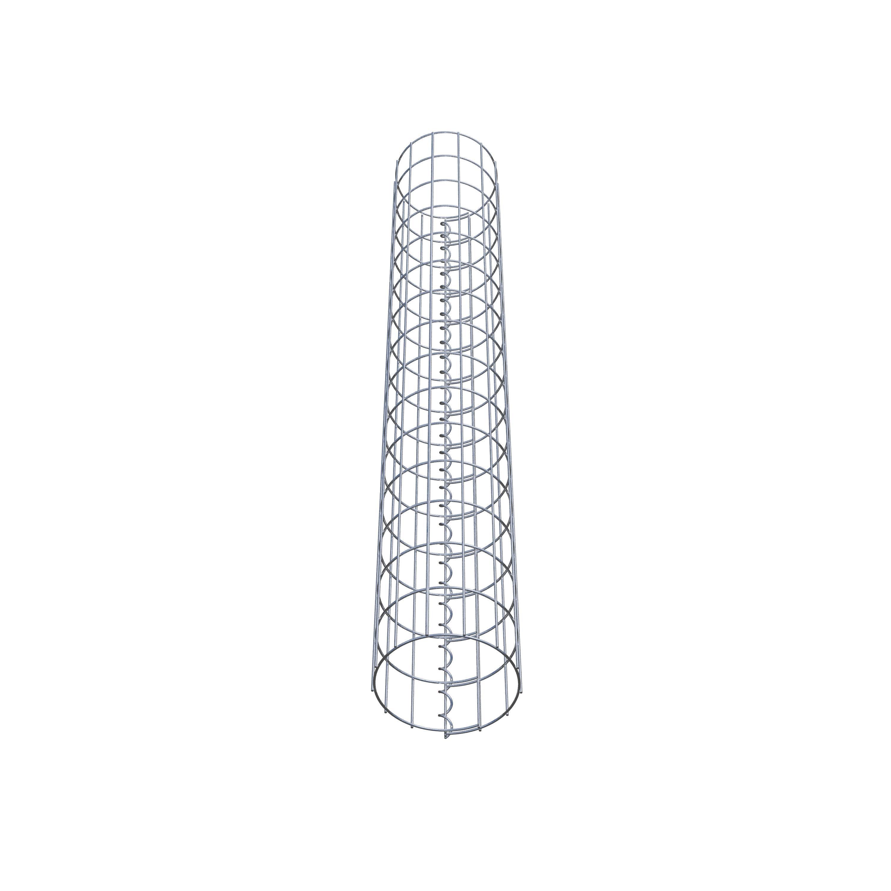 Gabionensäule Durchmesser 22 cm, MW 5 x 10 cm rund