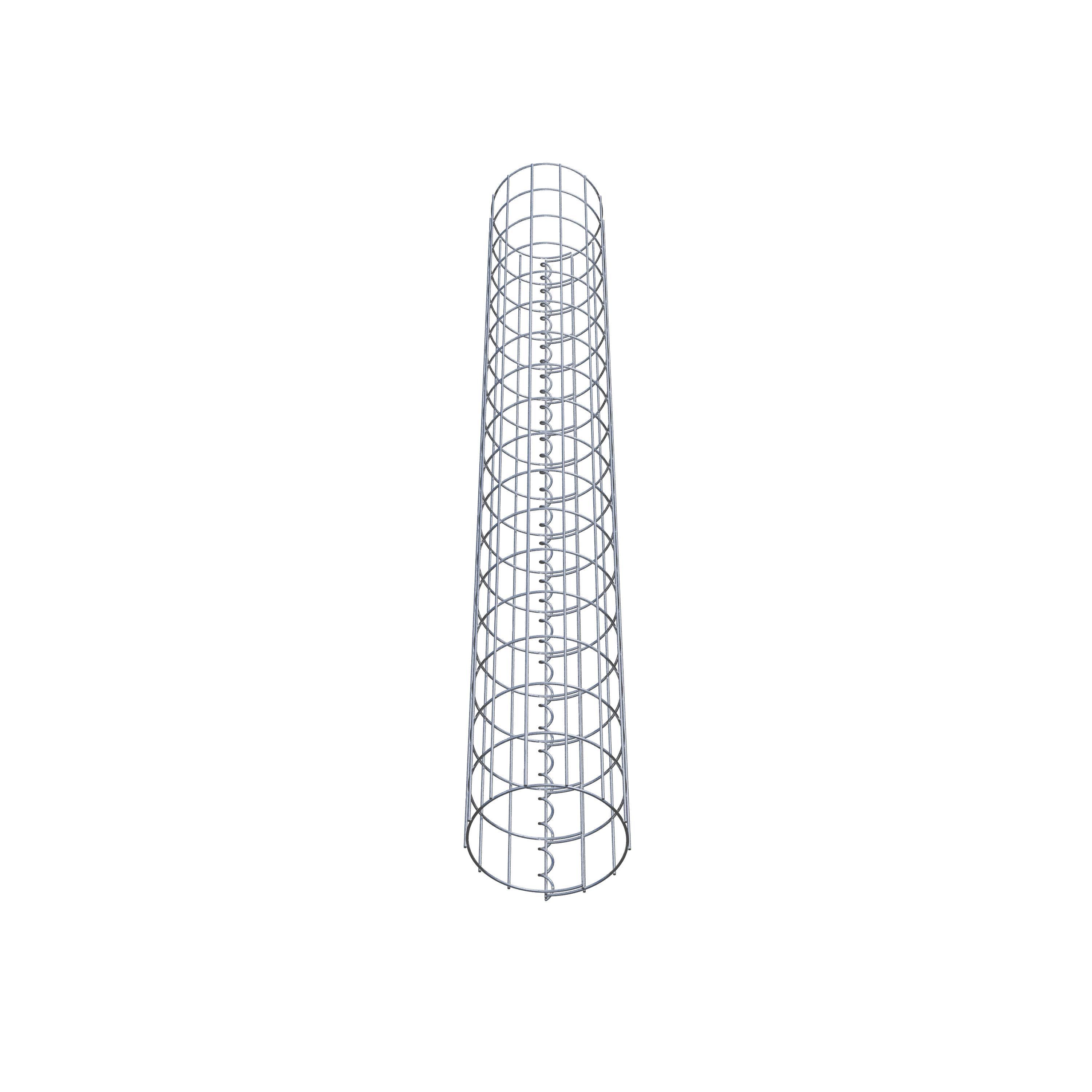 Gabionensäule Durchmesser 22 cm, MW 5 x 10 cm rund