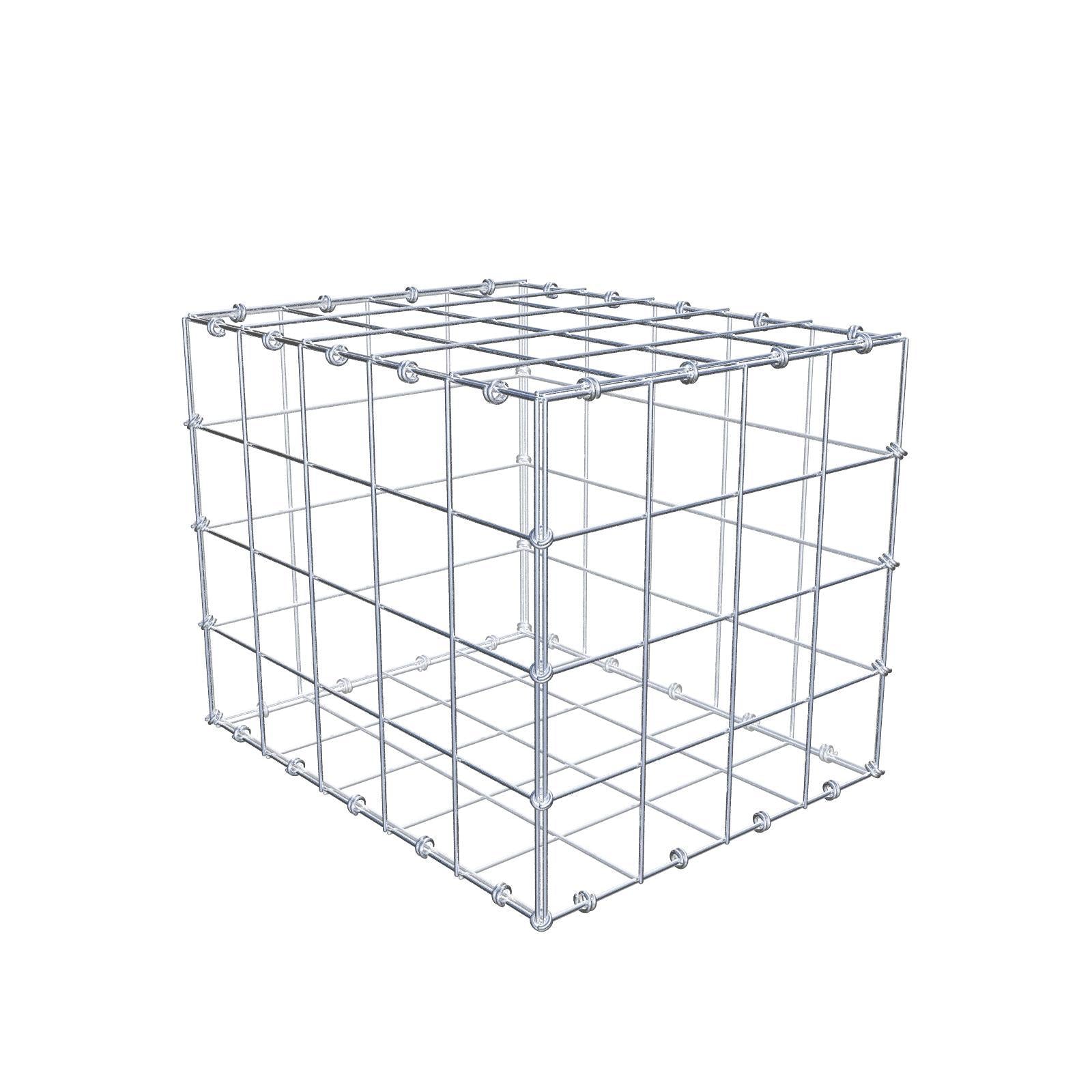 Gabbione 50 cm x 40 cm x 40 cm (L x H x P), maglia 10 x 10 cm, anello a spirale
