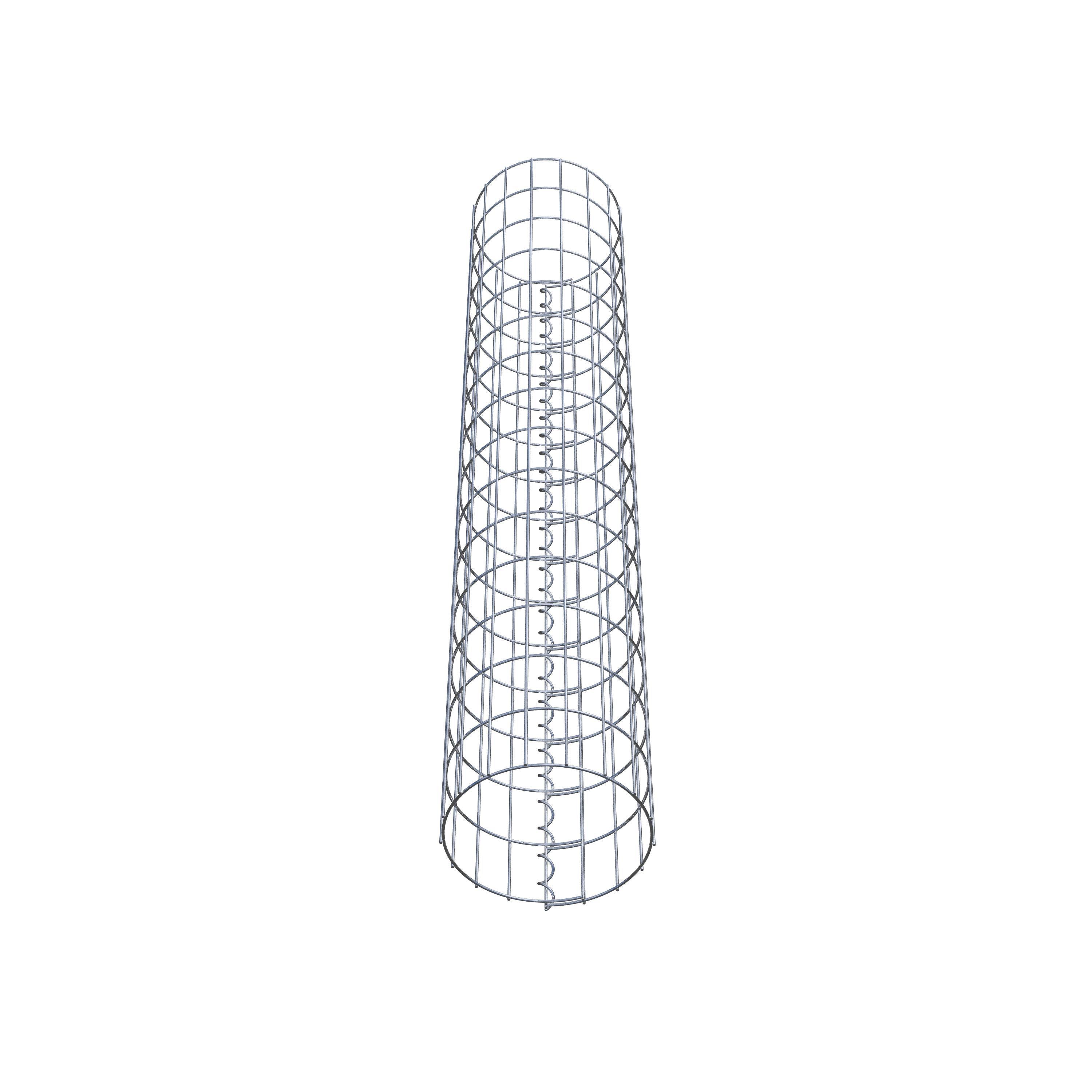 Gabionensäule Durchmesser 27 cm, MW 5 x 10 cm rund