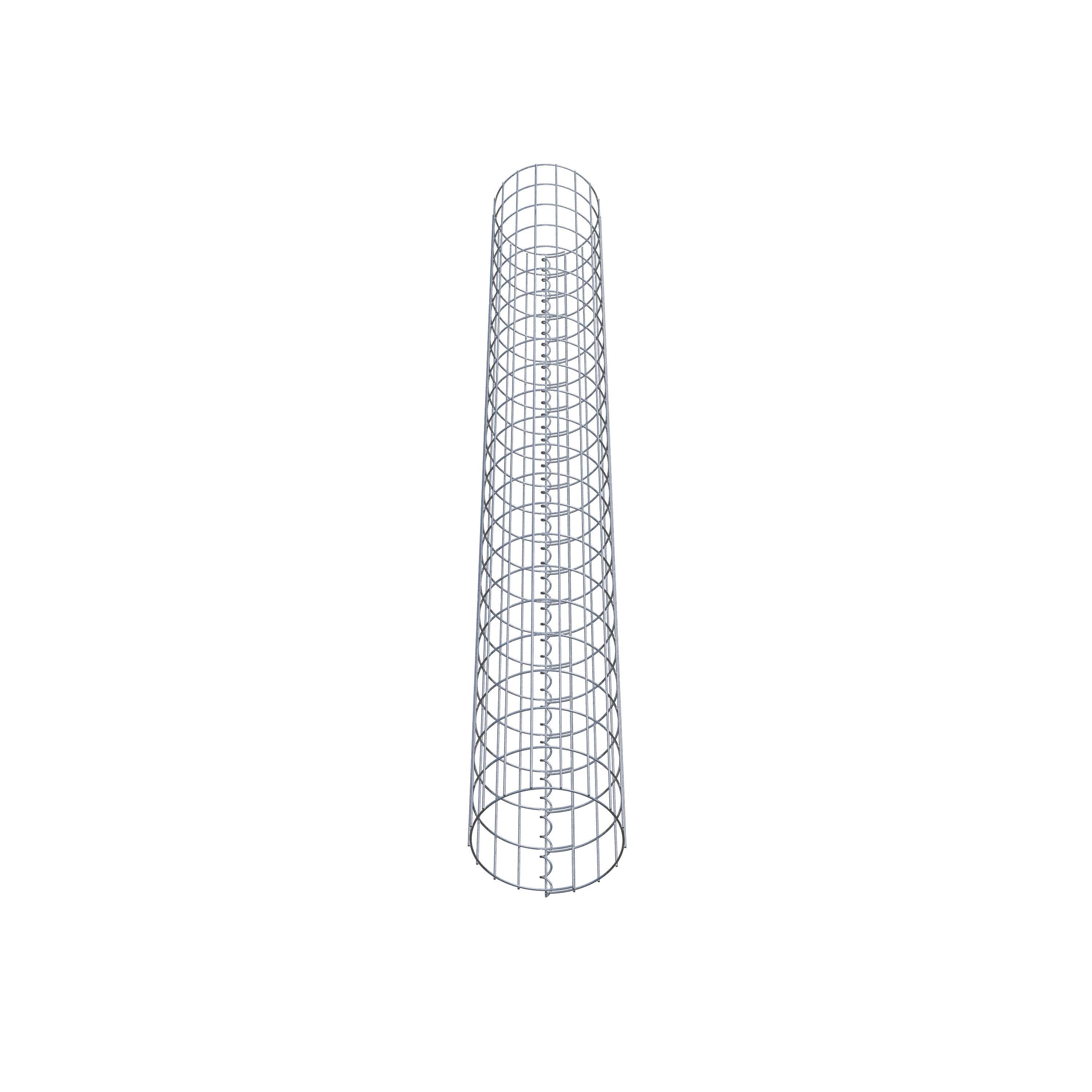 Gabionensäule Durchmesser 27 cm, MW 5 x 10 cm rund