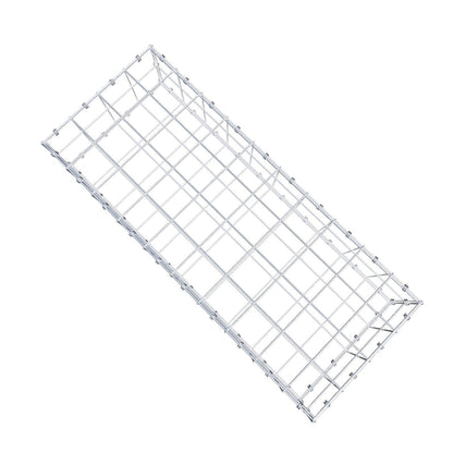 Gabion 100 cm x 20 cm x 40 cm (L x H x P), mailles 10 x 10 cm, anneau en spirale