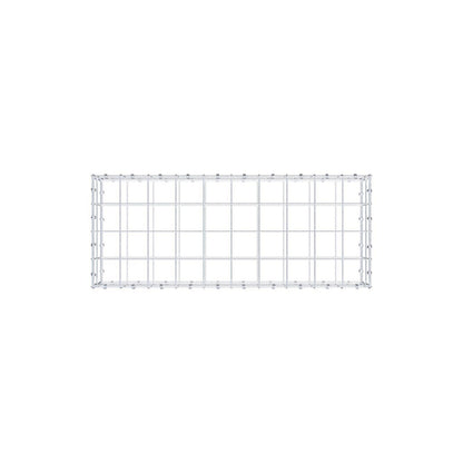 Gabion 100 cm x 20 cm x 40 cm (L x H x P), mailles 10 x 10 cm, anneau en spirale