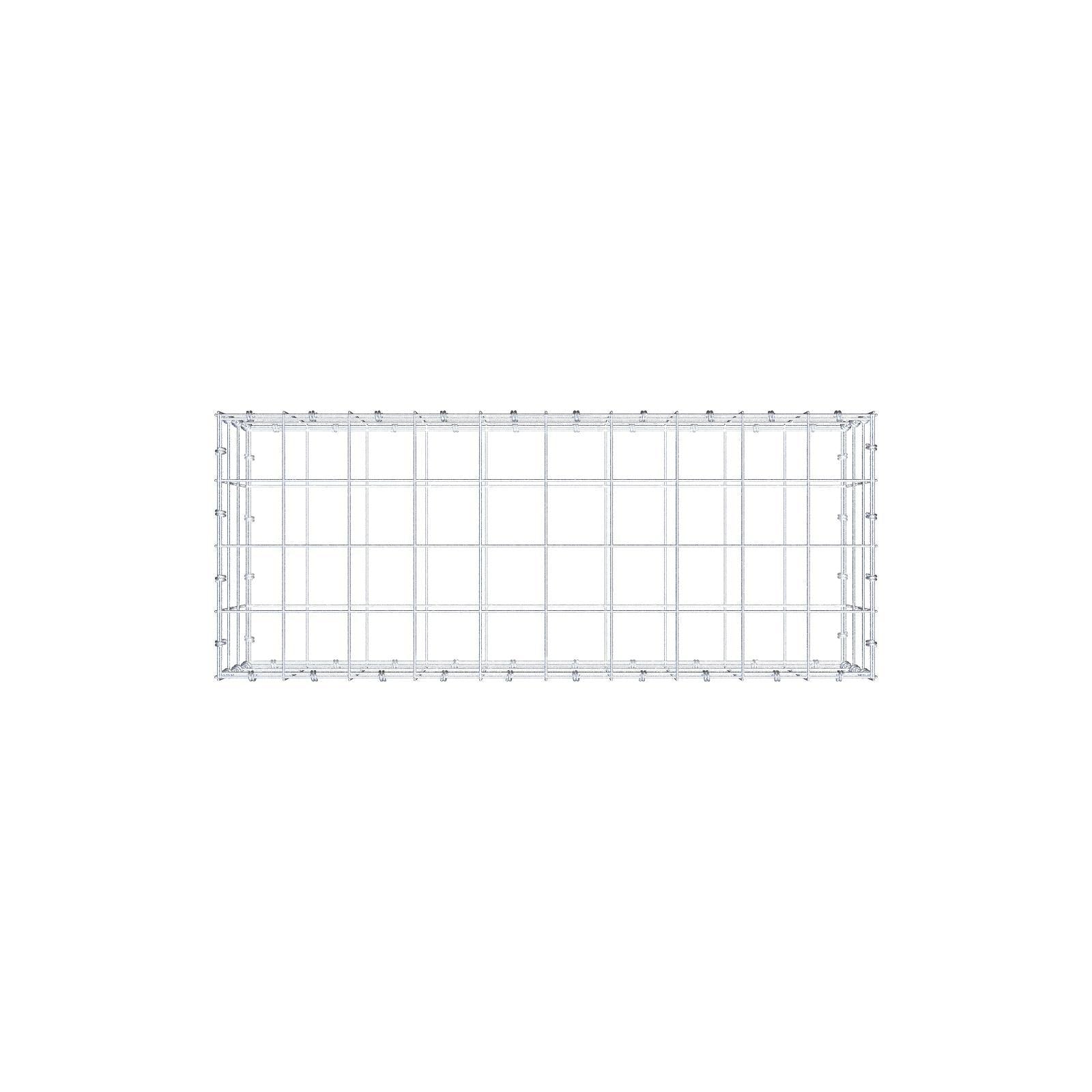 Gabião 100 cm x 30 cm x 40 cm (C x A x P), malhagem 10 x 10 cm, anel espiral