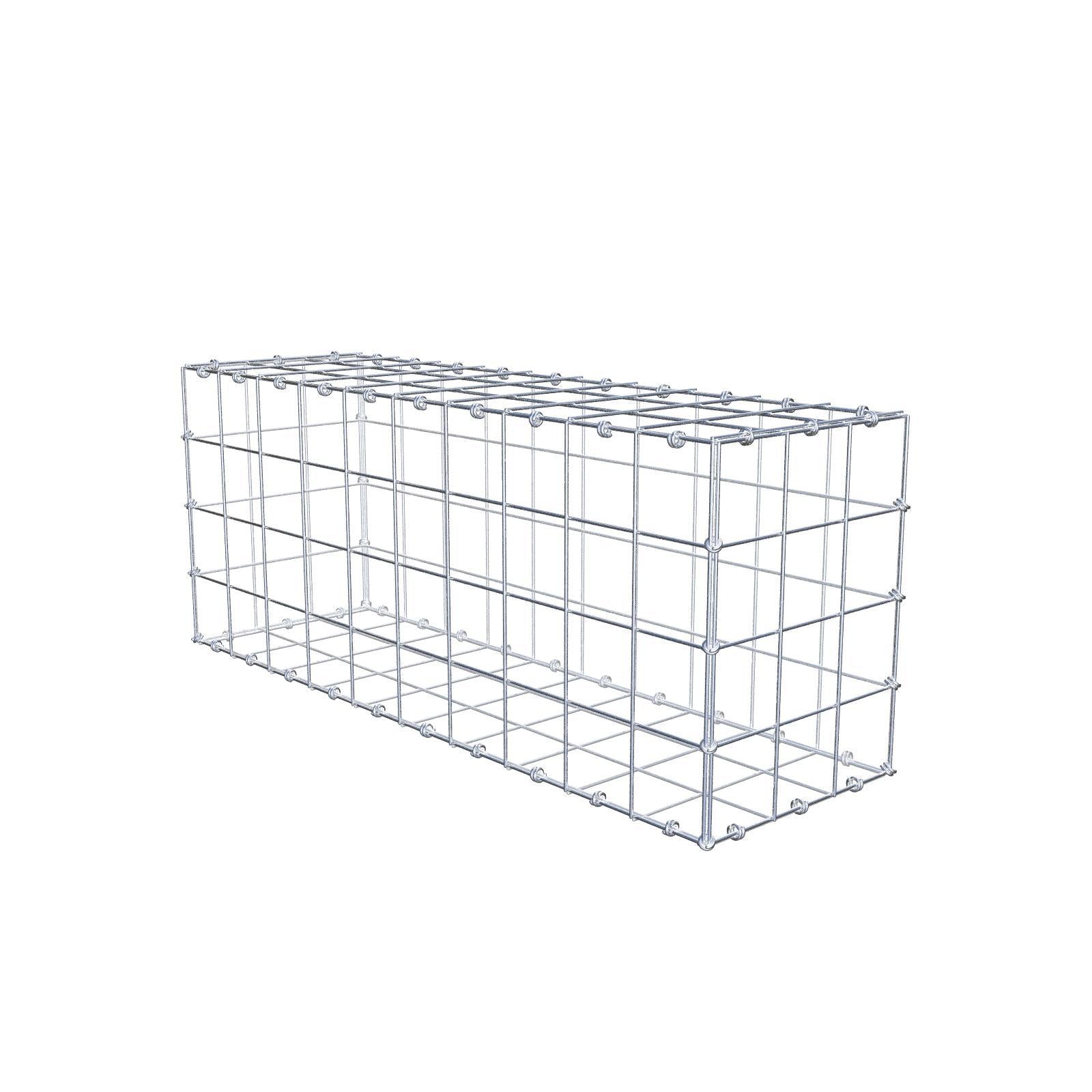 Schanskorf 100 cm x 40 cm x 30 cm (L x H x D), maaswijdte 10 x 10 cm, spiraalring