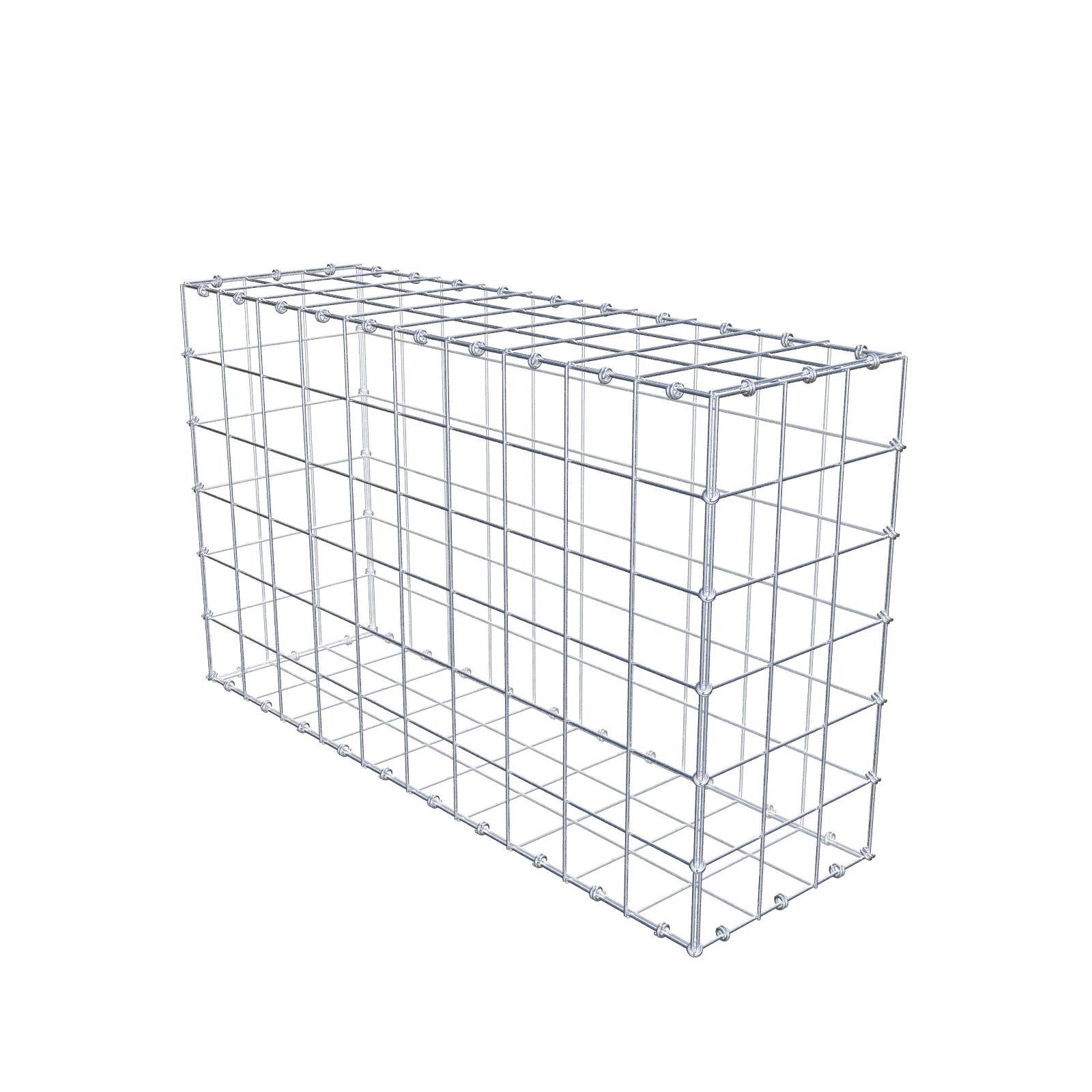 Gabion 100 cm x 60 cm x 30 cm (L x H x D), mesh size 10 x 10 cm, spiral ring