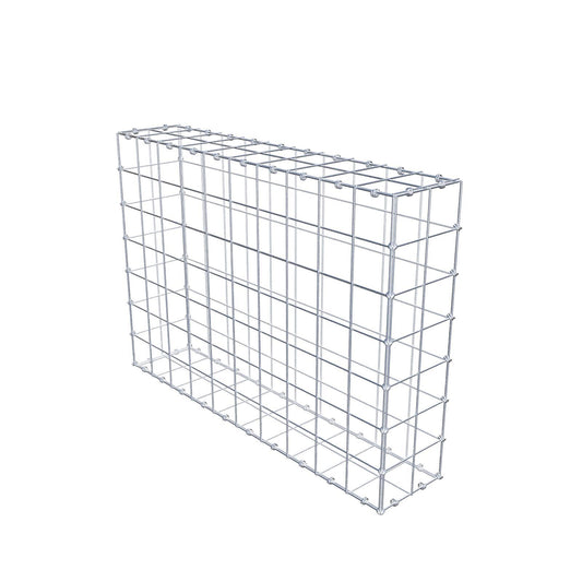 Gabion 100 cm x 70 cm x 20 cm (L x H x P), mailles 10 x 10 cm, anneau en spirale
