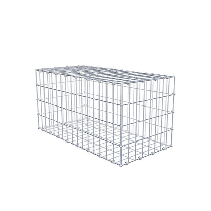 Gabion 80 cm x 40 cm x 40 cm (L x H x P), mailles 5 x 10 cm, anneau en spirale