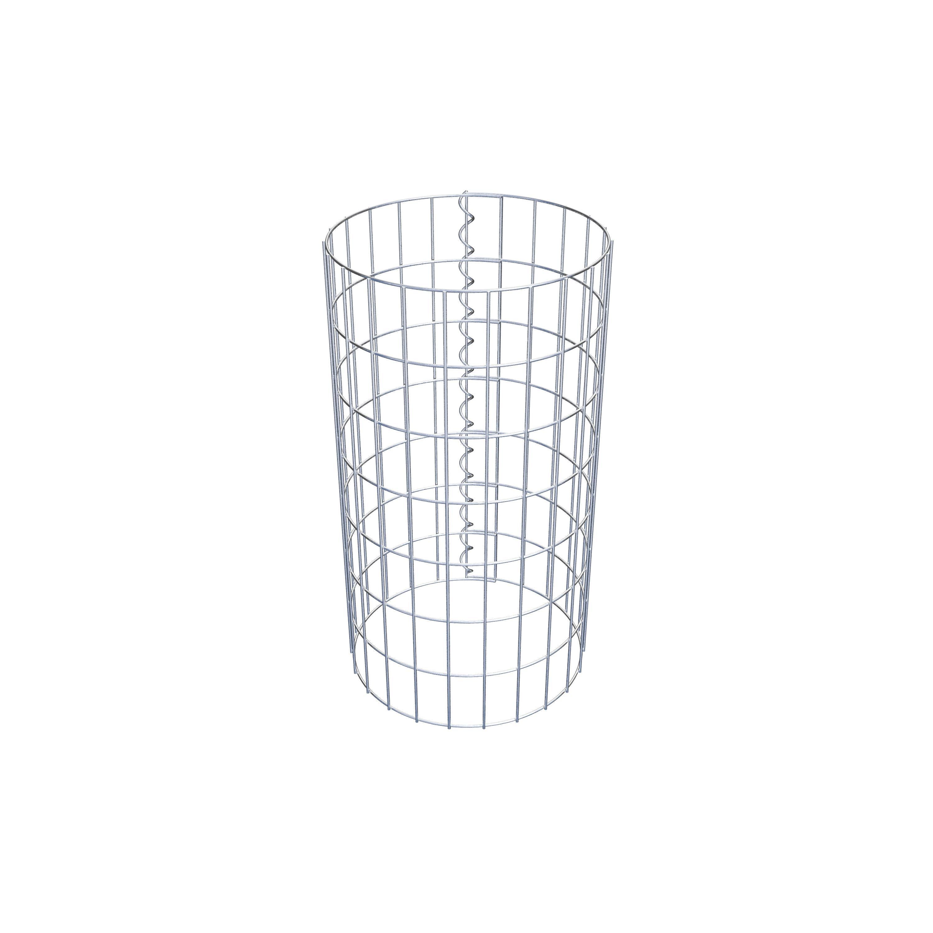 Gabionensäule Durchmesser 37 cm, MW 5 x 10 cm rund