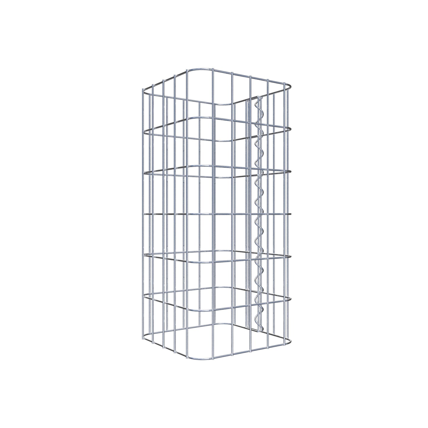 Gabion column 27 x 27 cm, MW 5 x 10 cm square
