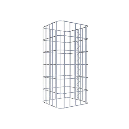 Gabion column 27 x 27 cm, MW 5 x 10 cm square