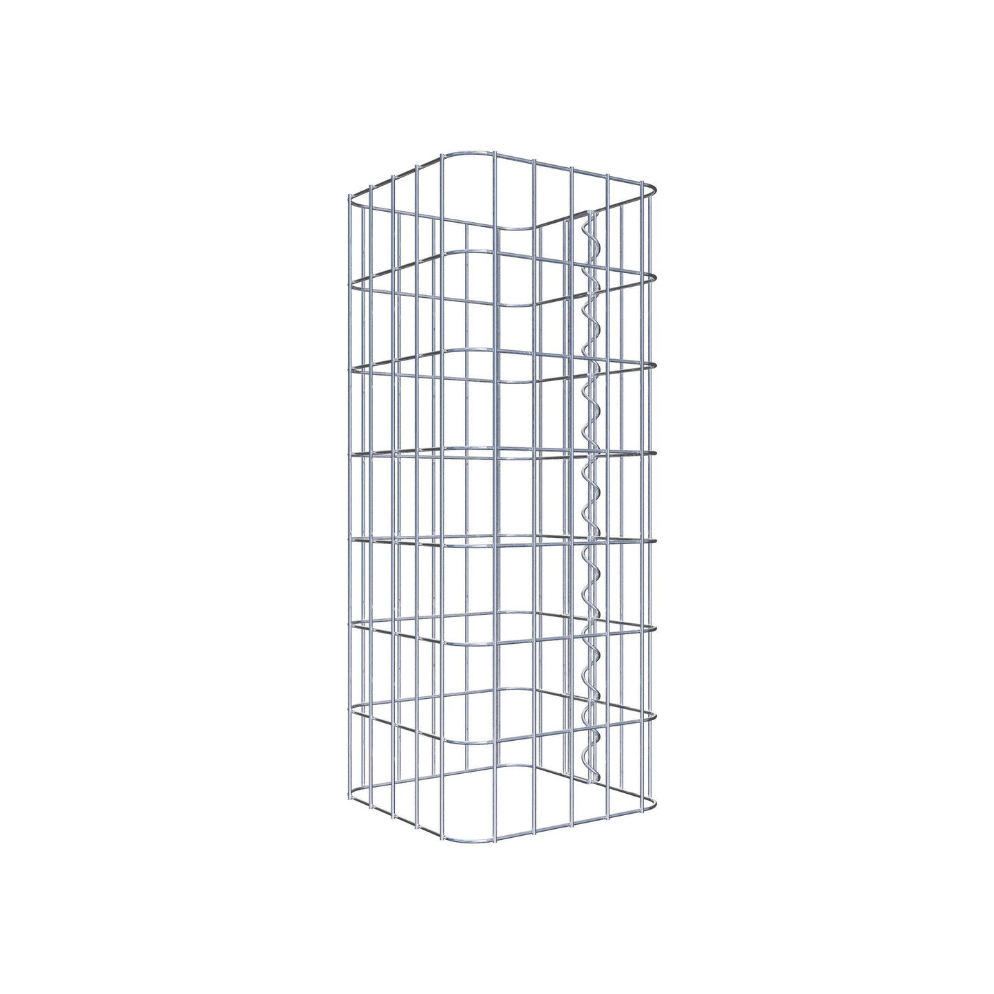 Gabion column 27 x 27 cm, MW 5 x 10 cm square