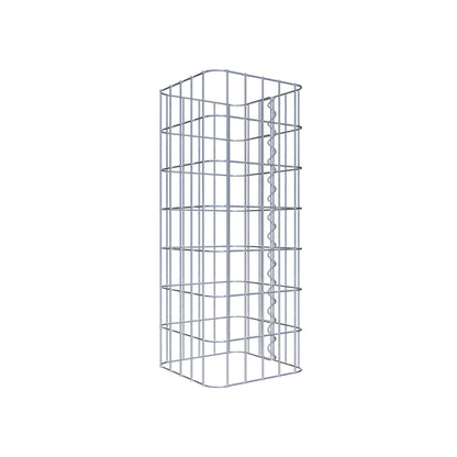 Gabion column 27 x 27 cm, MW 5 x 10 cm square