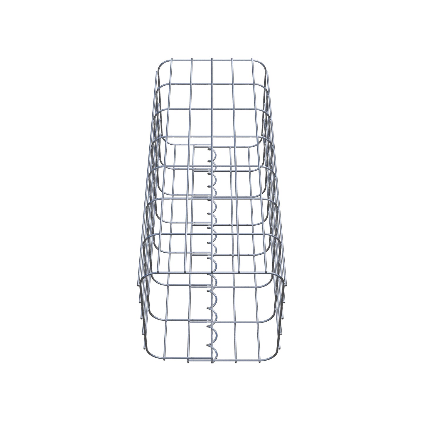 Gabion column 27 x 27 cm, MW 5 x 10 cm square