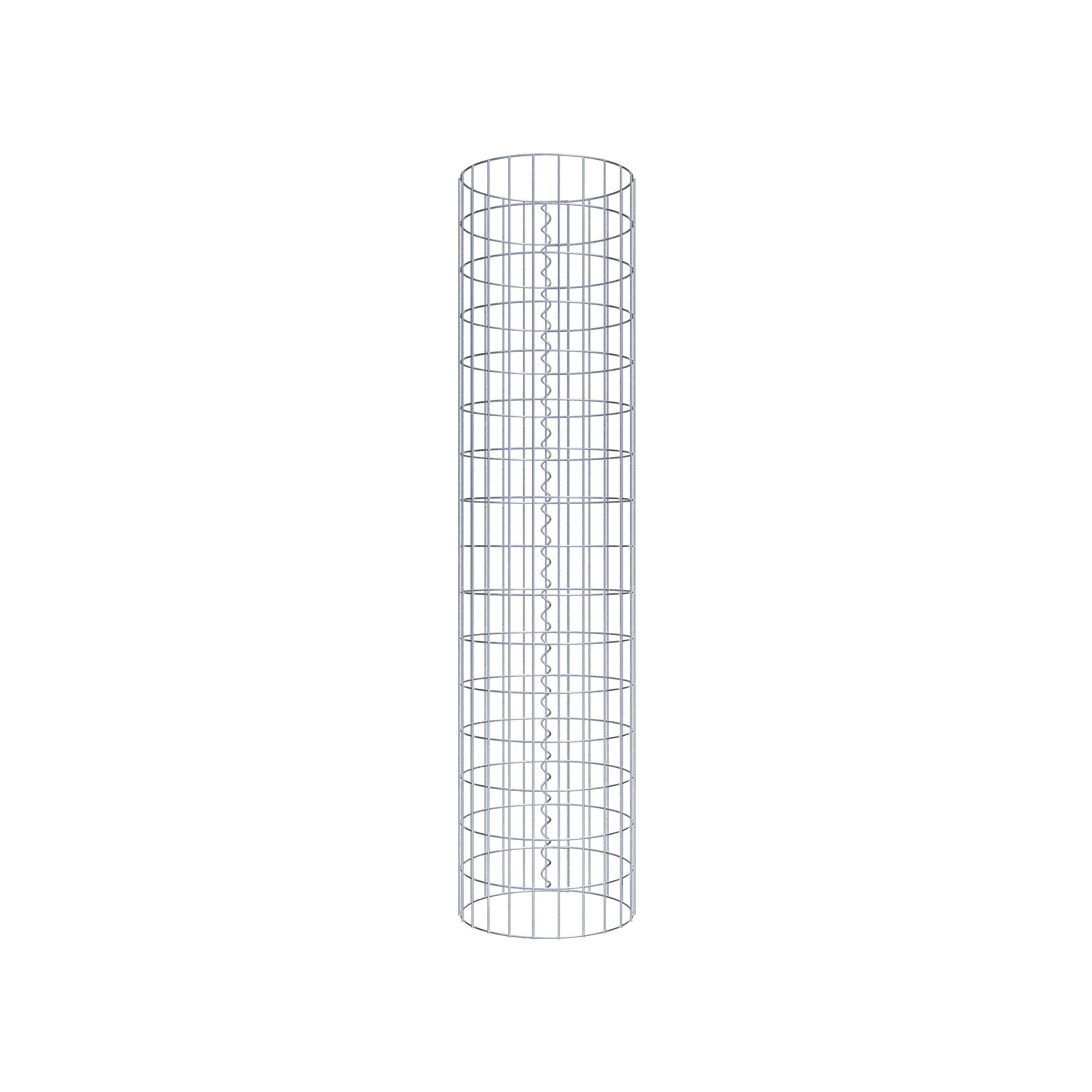 Gabionensäule Durchmesser 37 cm, MW 5 x 10 cm rund