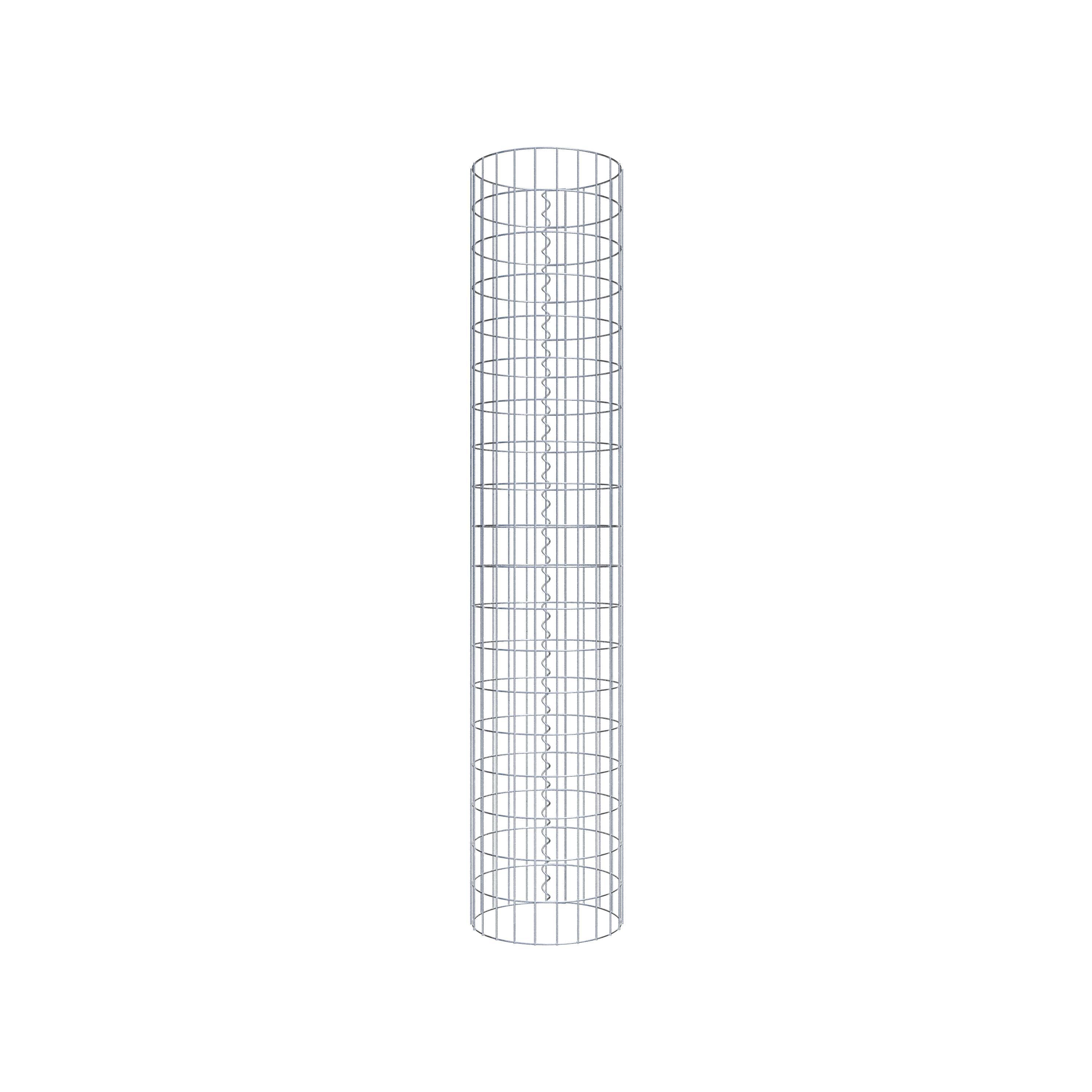 Gabionensäule Durchmesser 37 cm, MW 5 x 10 cm rund