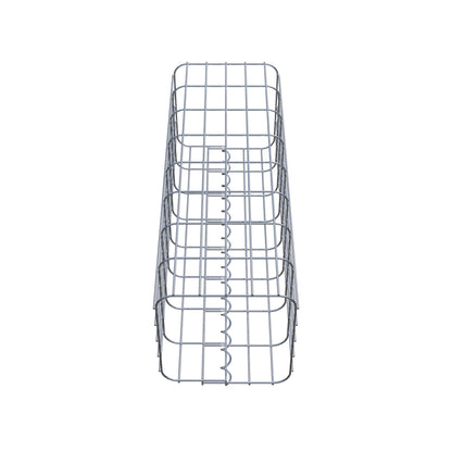 Gabion column 27 x 27 cm, MW 5 x 10 cm square