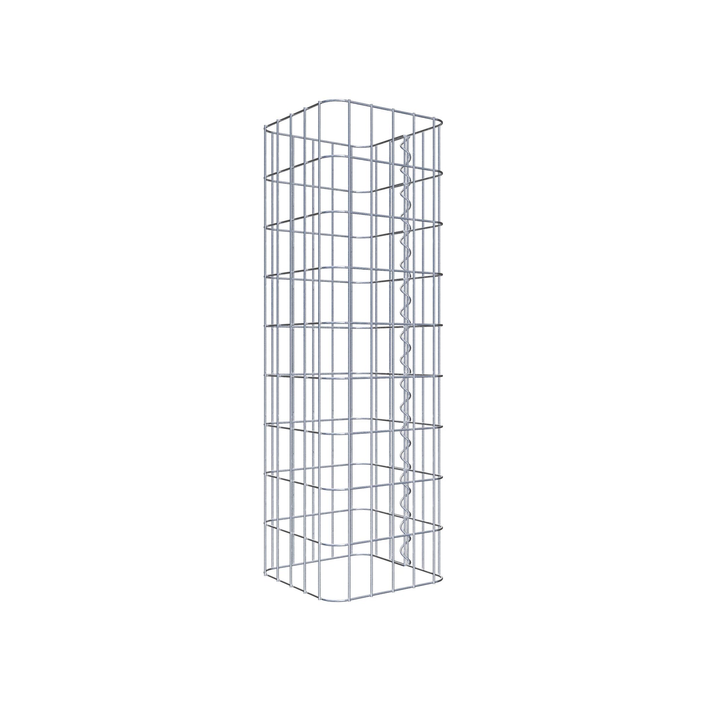 Gabion column 27 x 27 cm, MW 5 x 10 cm square