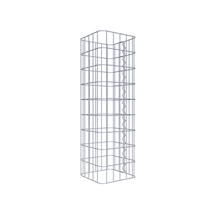 Gabion column 27 x 27 cm, MW 5 x 10 cm square