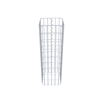 Gabion column 27 x 27 cm, MW 5 x 10 cm square