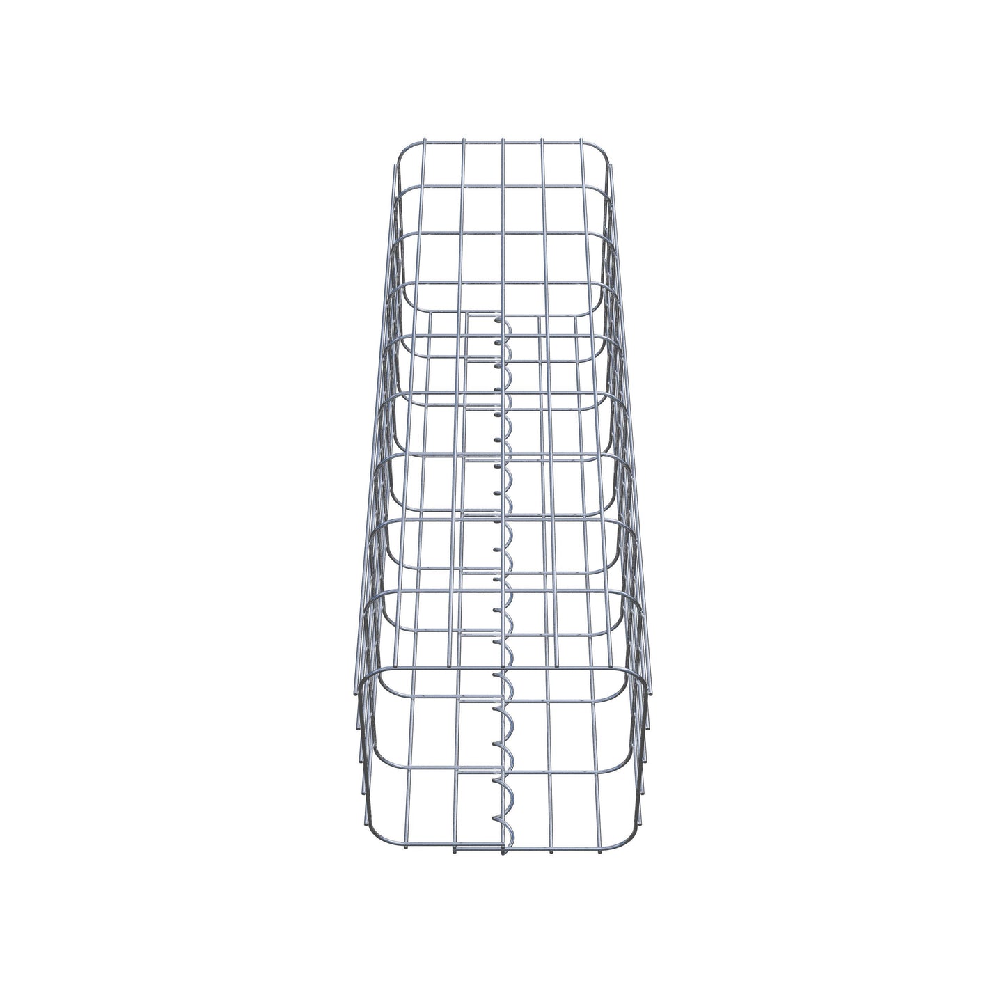 Gabion column 27 x 27 cm, MW 5 x 10 cm square