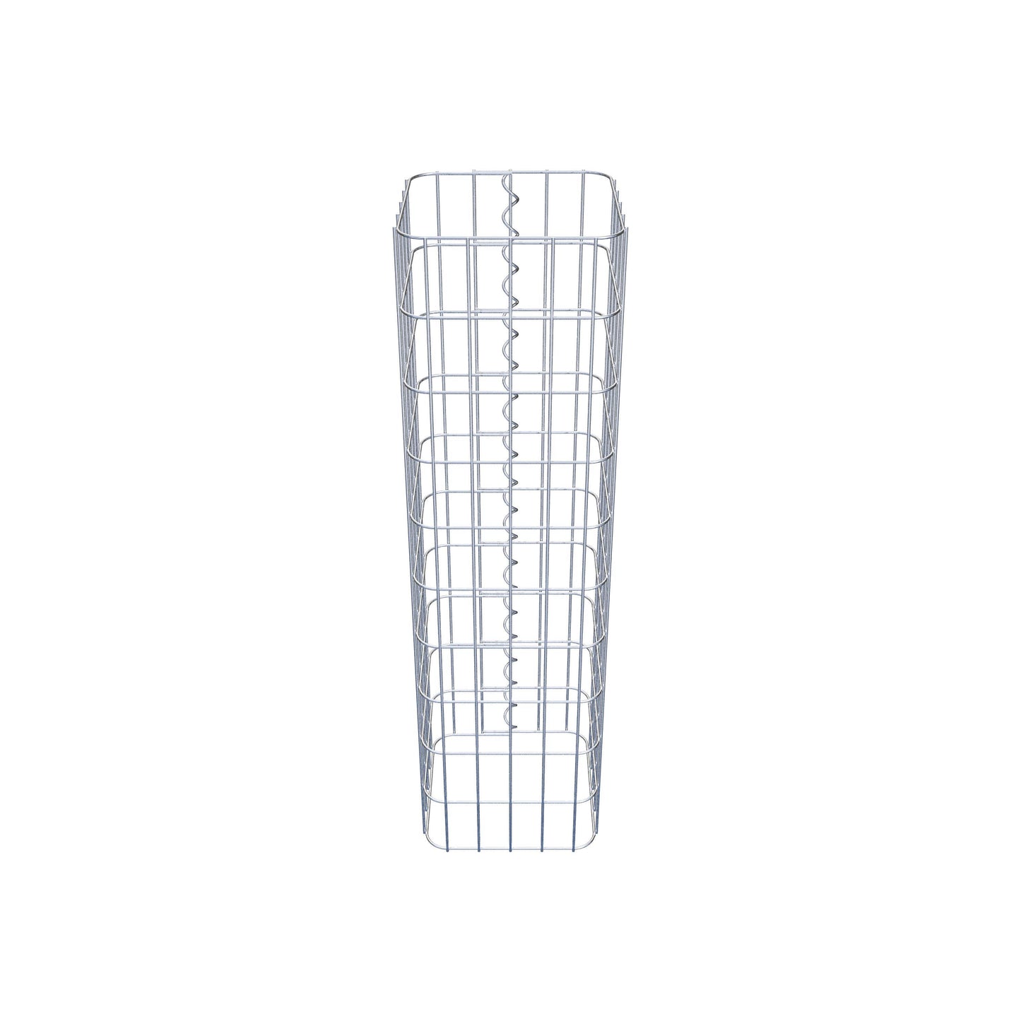 Gabion column 27 x 27 cm, MW 5 x 10 cm square