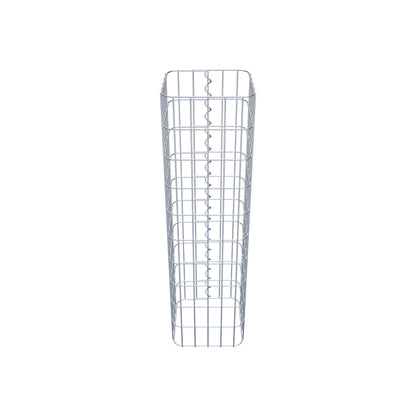 Gabion column 27 x 27 cm, MW 5 x 10 cm square