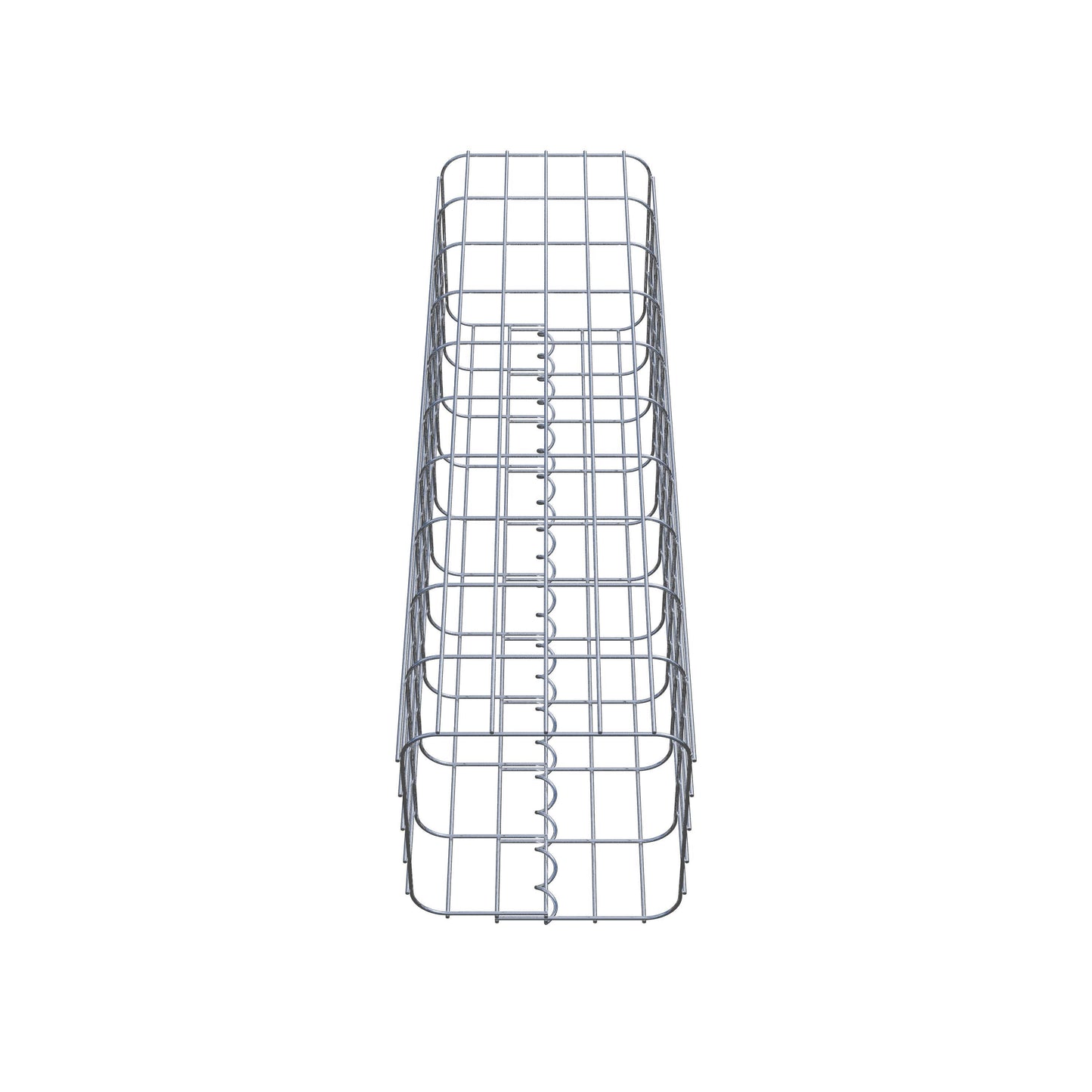 Gabion column 27 x 27 cm, MW 5 x 10 cm square