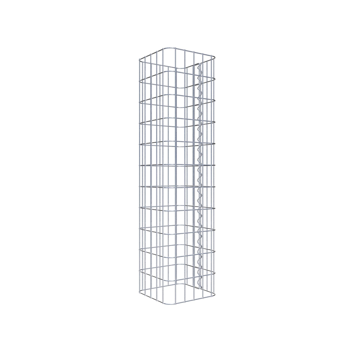 Gabion column 27 x 27 cm, MW 5 x 10 cm square