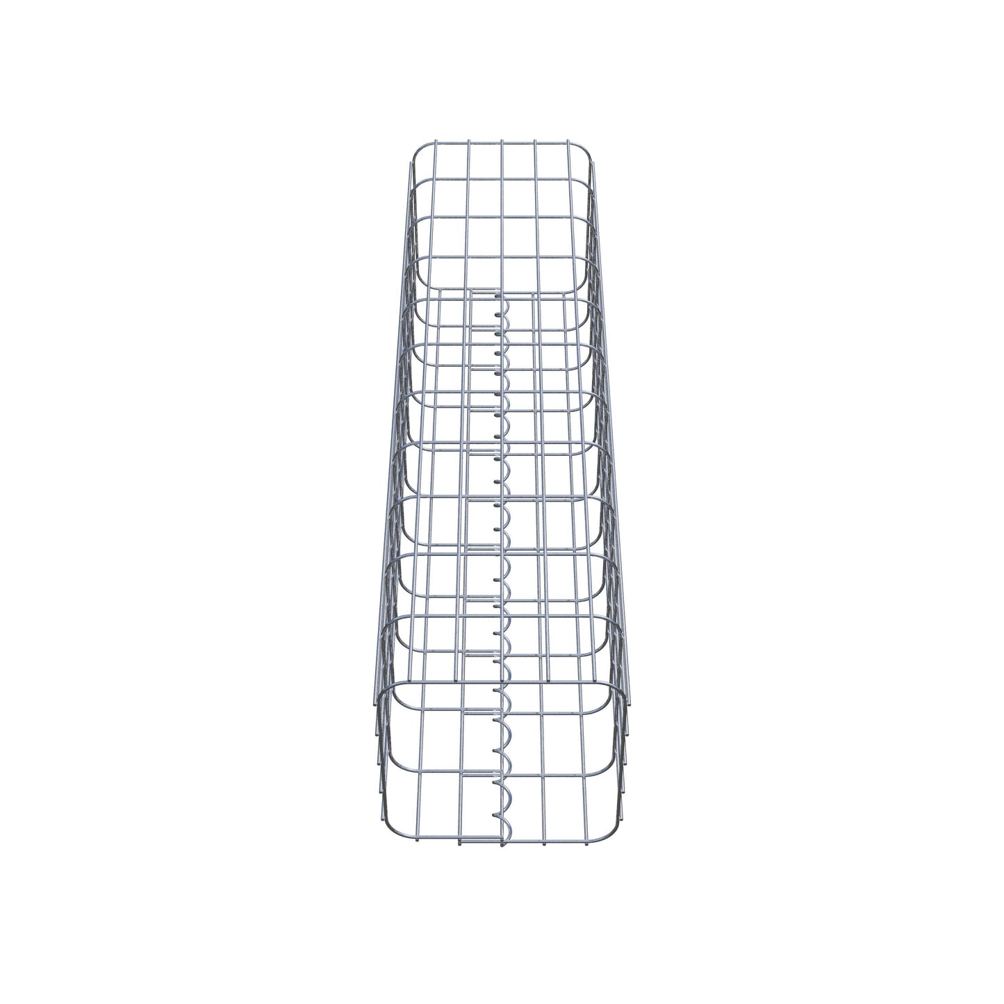 Gabion column 27 x 27 cm, MW 5 x 10 cm square