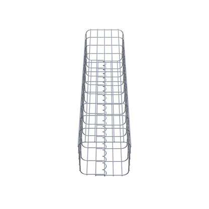 Gabion column 27 x 27 cm, MW 5 x 10 cm square