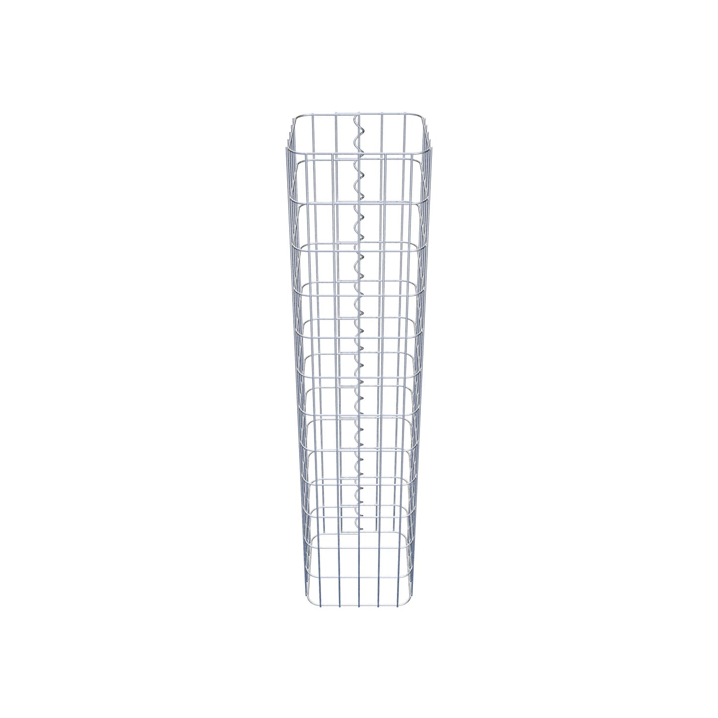 Gabion column 27 x 27 cm, MW 5 x 10 cm square