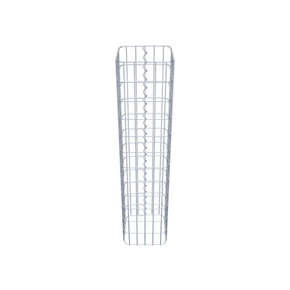 Gabion column 27 x 27 cm, MW 5 x 10 cm square
