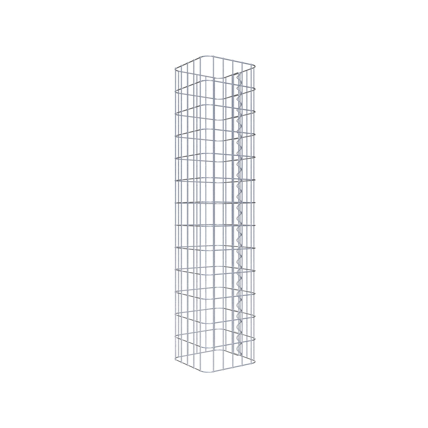 Gabion column 27 x 27 cm, MW 5 x 10 cm square