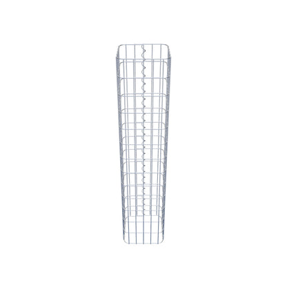 Gabion column 27 x 27 cm, MW 5 x 10 cm square