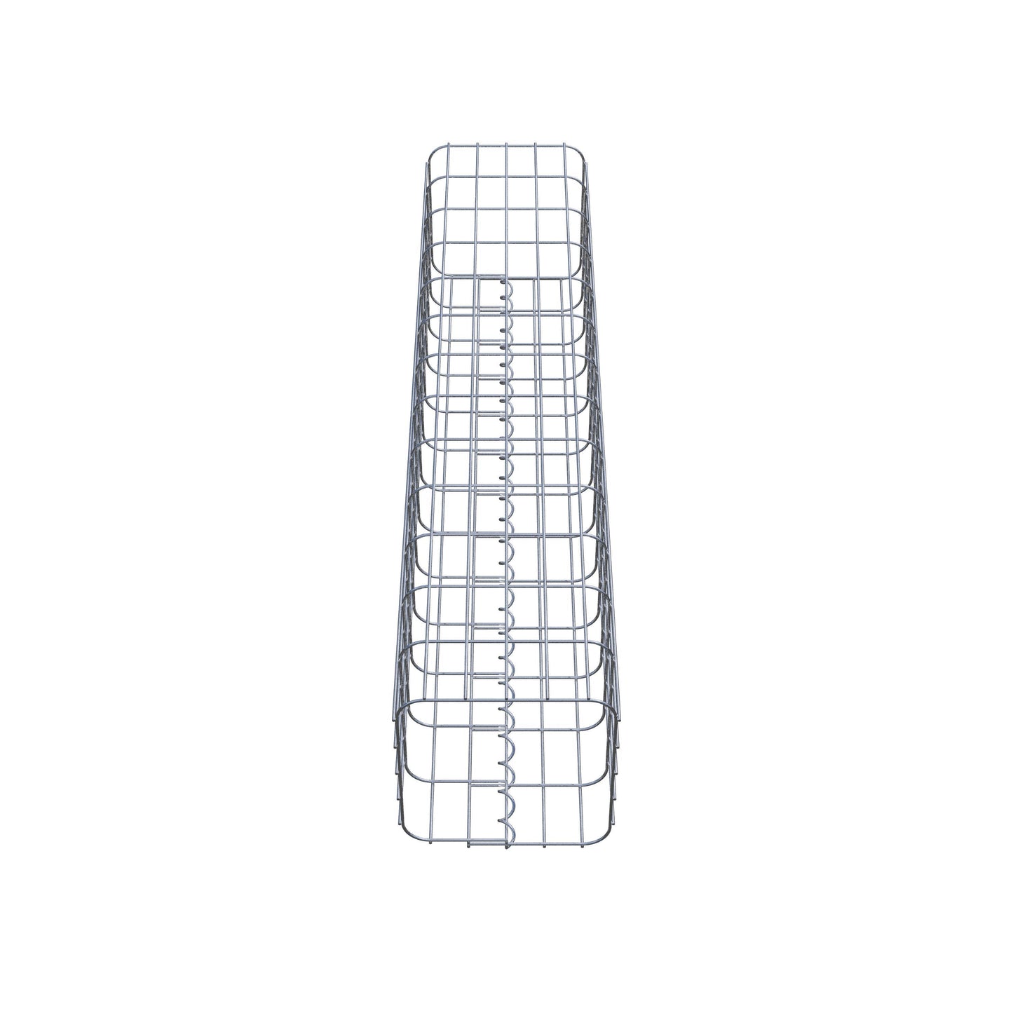 Gabion column 27 x 27 cm, MW 5 x 10 cm square