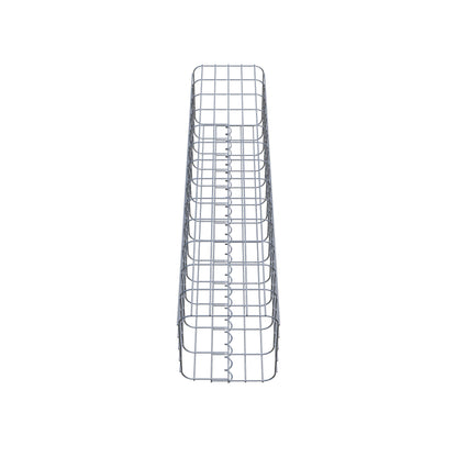 Gabion column 27 x 27 cm, MW 5 x 10 cm square