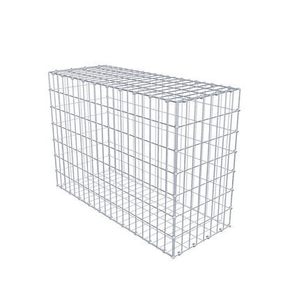 Gabion 100 cm x 70 cm x 40 cm (L x H x P), mailles 5 x 10 cm, anneau en spirale
