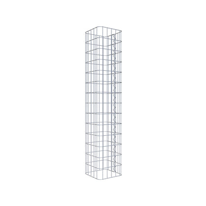 Gabion column 27 x 27 cm, MW 5 x 10 cm square