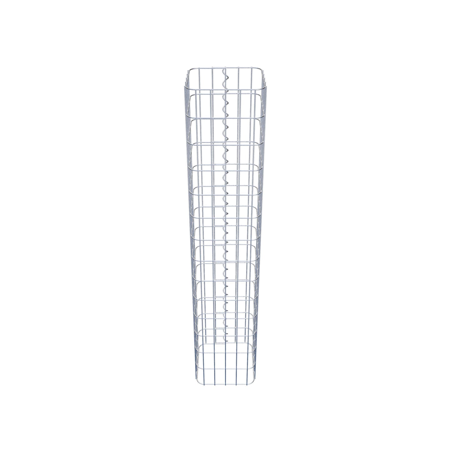 Gabion column 27 x 27 cm, MW 5 x 10 cm square
